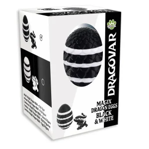 Triton-X - MagiX Dragon Egg „BLACK & WHITE“ – Drachen im Ei (Dragovar & Draquor)