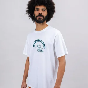 Peanuts Records T-Shirt Weiß