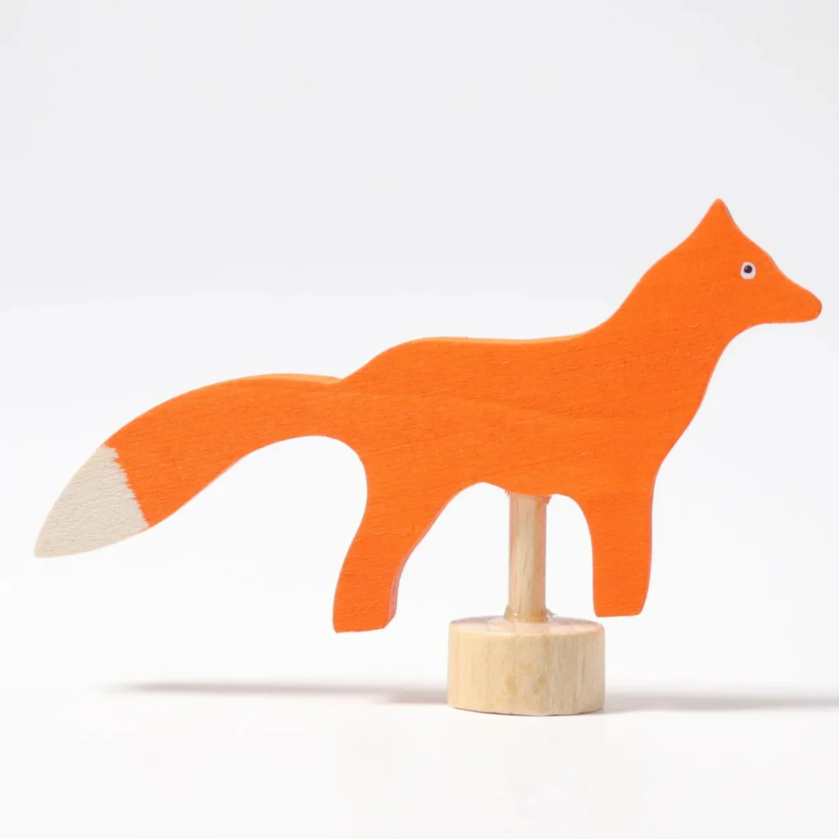 GRIMM'S Steckfigur Fuchs - Handbemalte Holzfigur für Festtagsringe – Bild 4