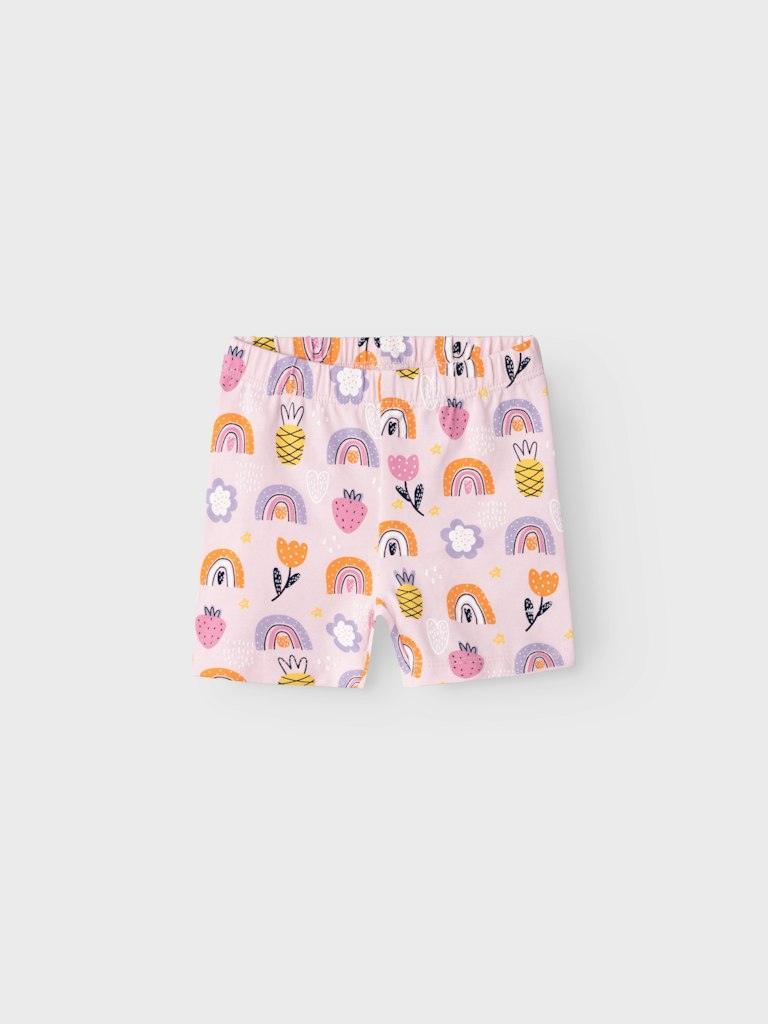 Name It Baby - Vandora Biker Shorts in Parfait Pink Regenbogen – Bild 4
